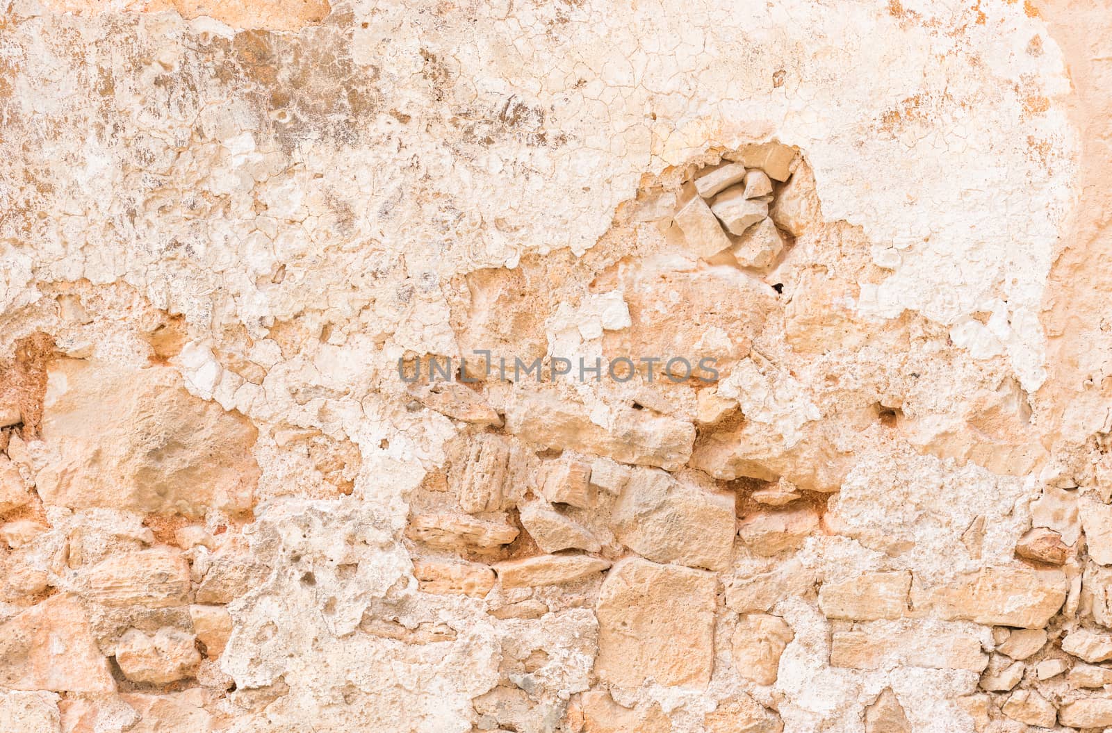 Vintage rustic damaged wall backdrop texture, close-up