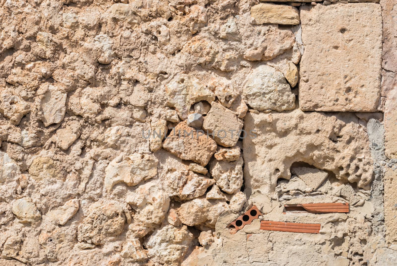 Vintage rustic damaged wall backdrop texture, close-up