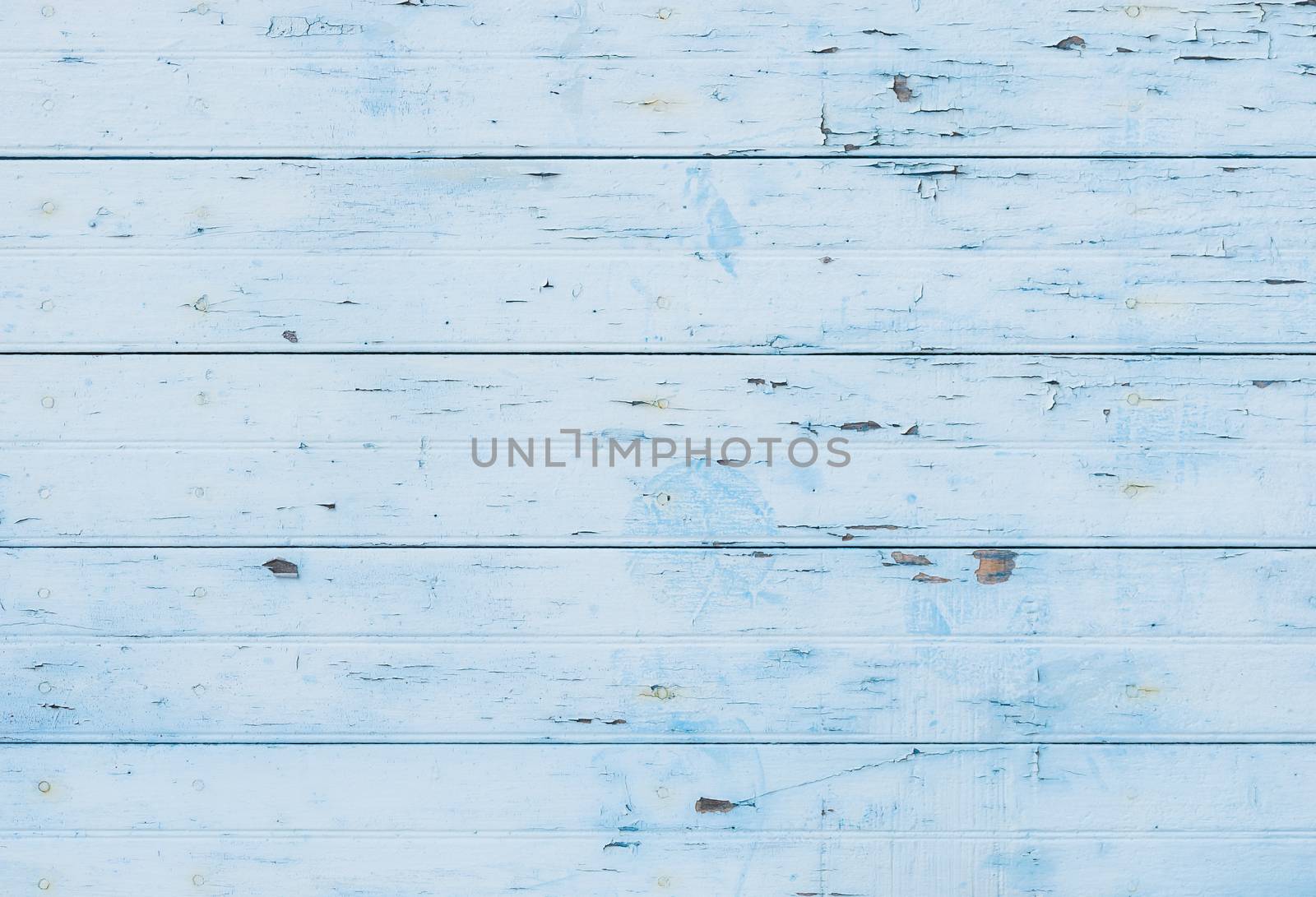 Light blue painted wooden planks background texture with copy space

