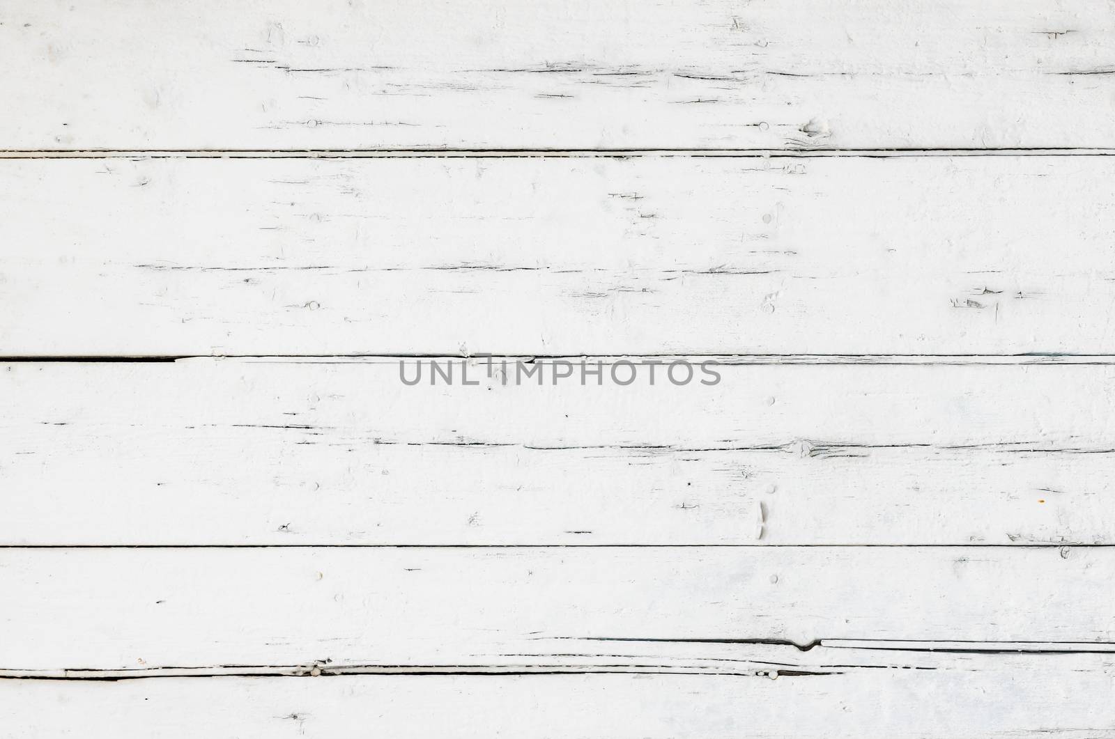 Vintage white and gray wooden boards backdrop texture with copy space