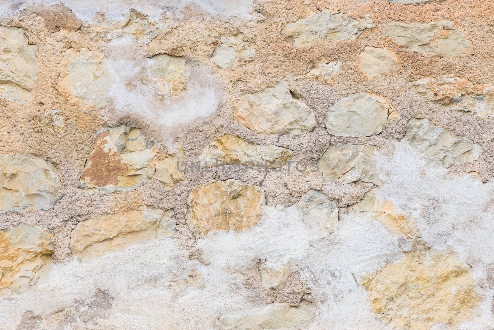 Vintage rustic stone wall backdrop texture, close-up