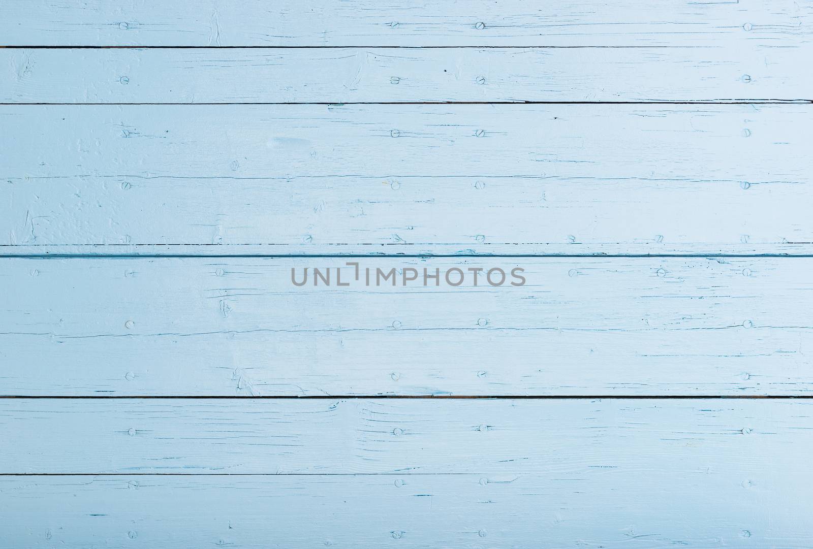 Light blue wooden planks background texture with copy space