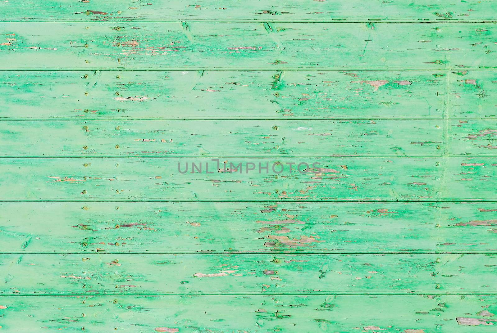 Vintage green colored wood backdrop texture with copy space

