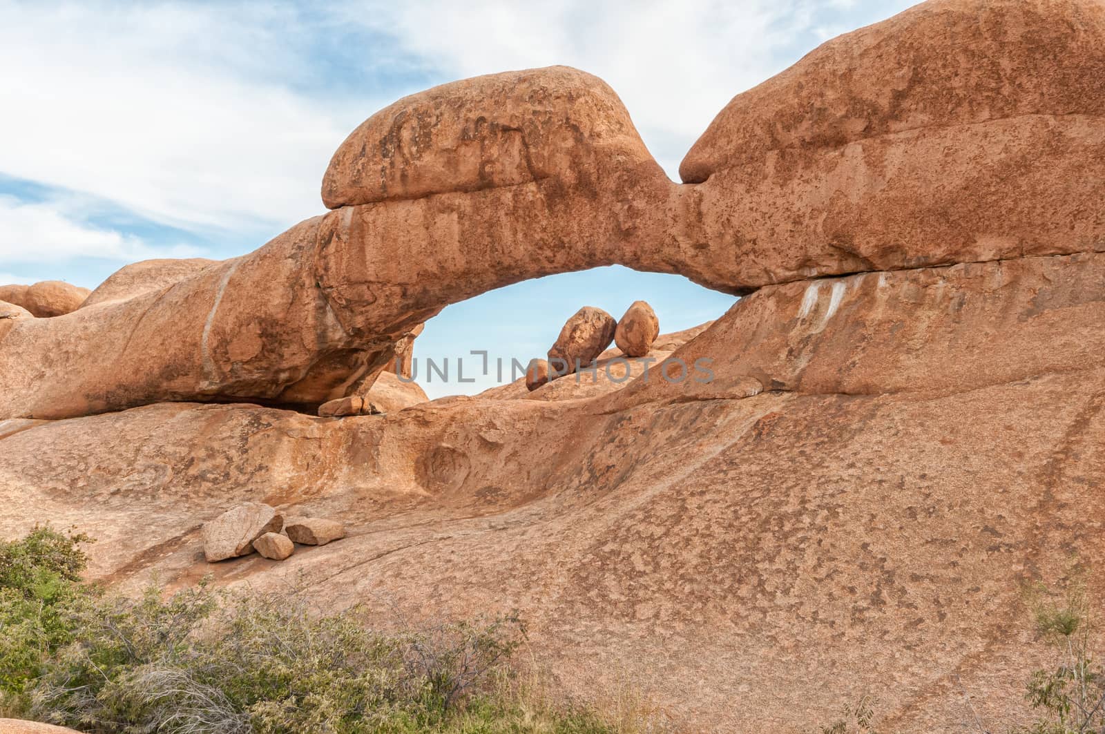 One of several natural granite rock arches at the greater Spitzkoppe