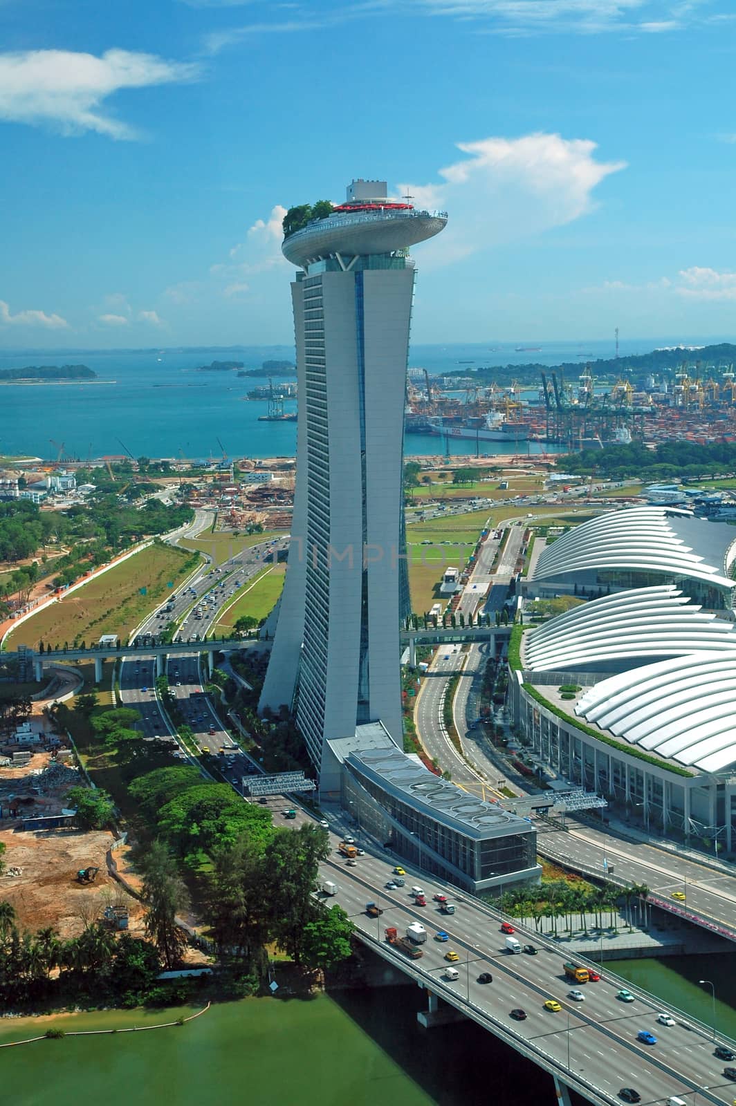 Marina bay sands facade in Singapore by imwaltersy