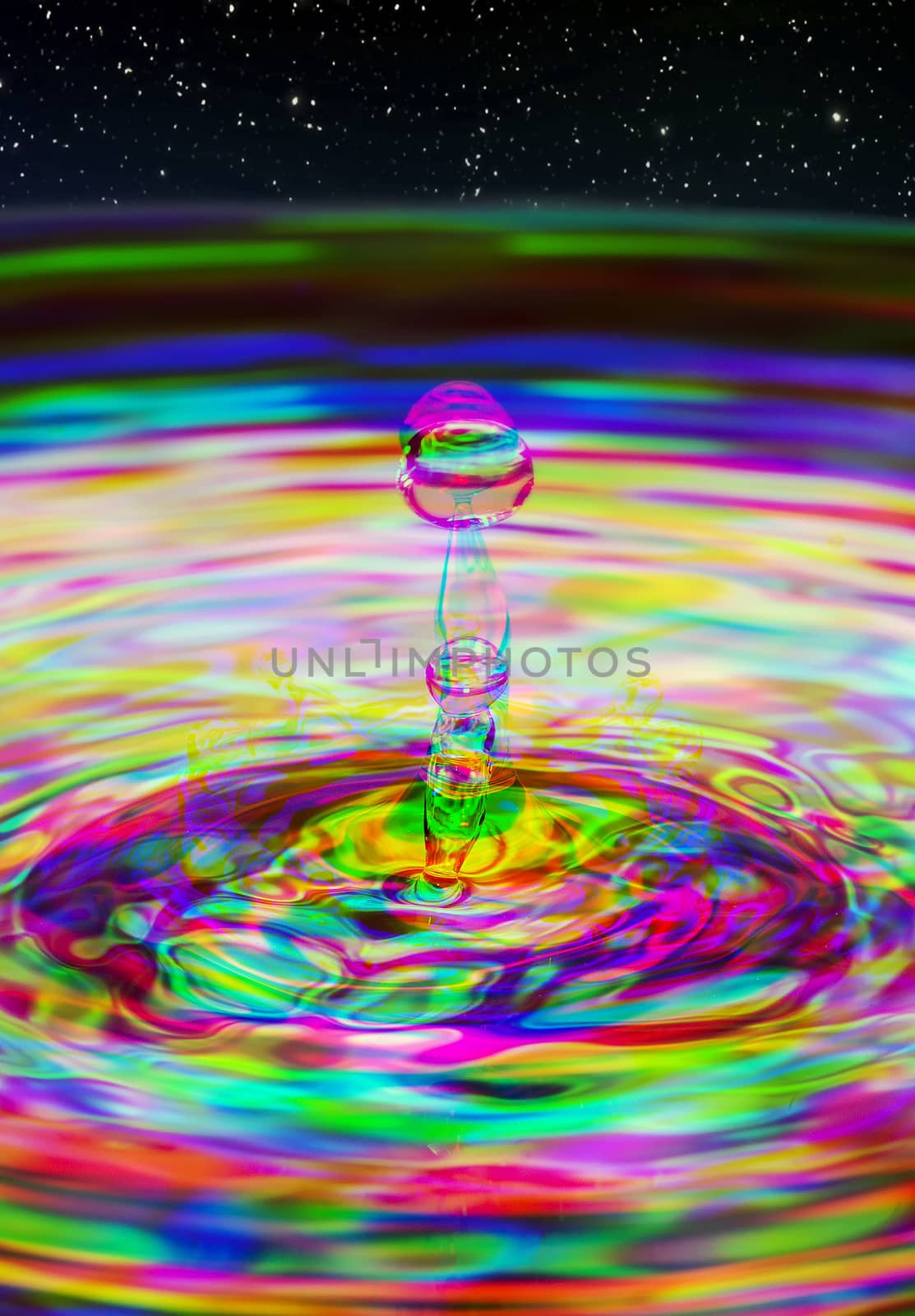 Water drop ripple splash  by ant