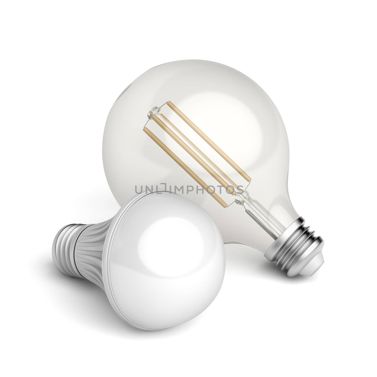 Different LED light bulbs by magraphics