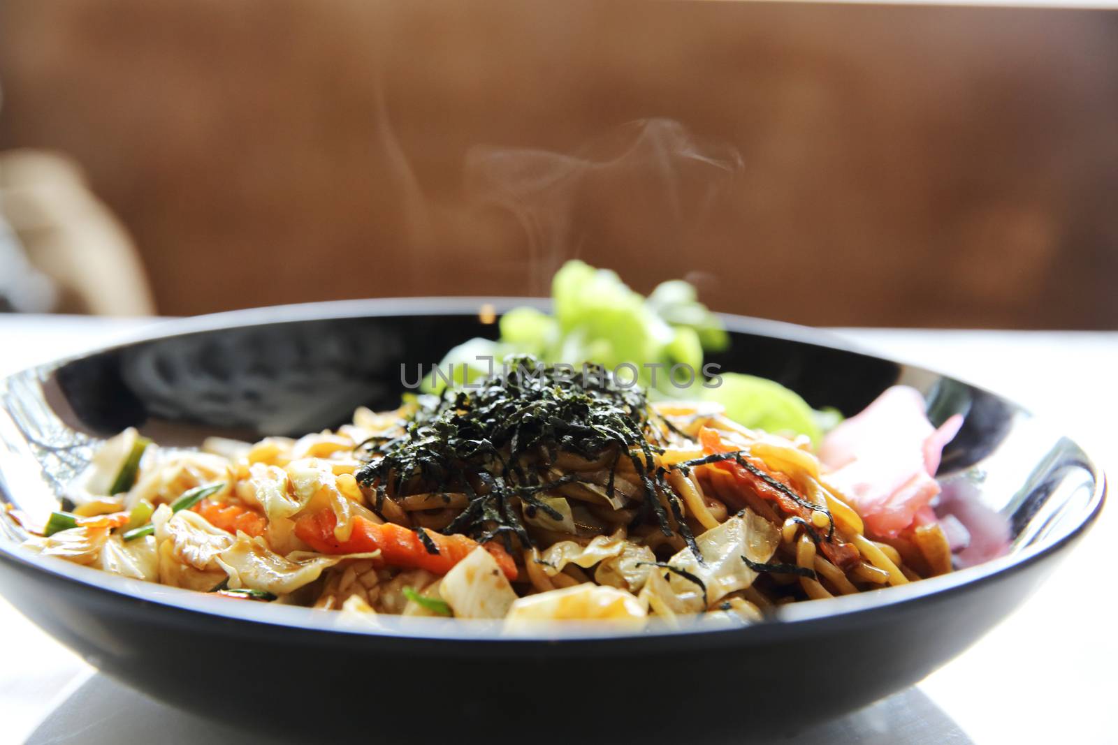 Japanese cuisine, fried noodles Yakisoba 