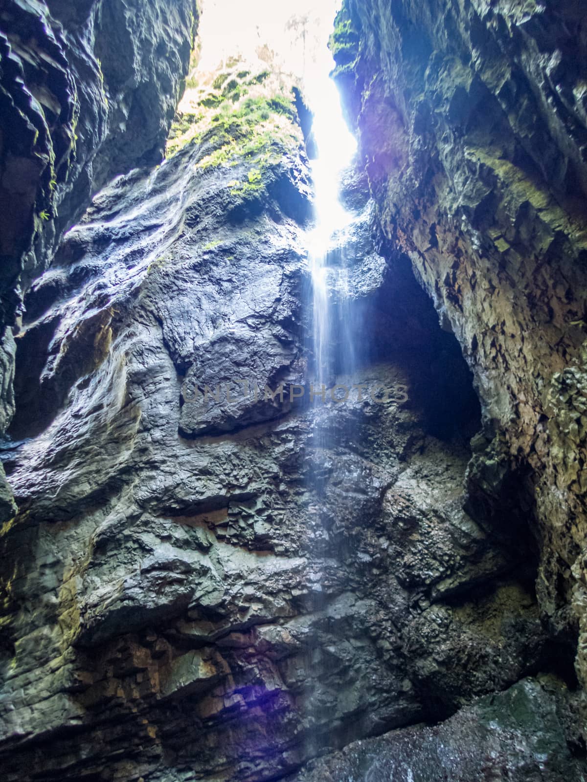 The Breitachklamm deepest rock canyon in Europe from Oberstdorf to the Kleinwalsertal