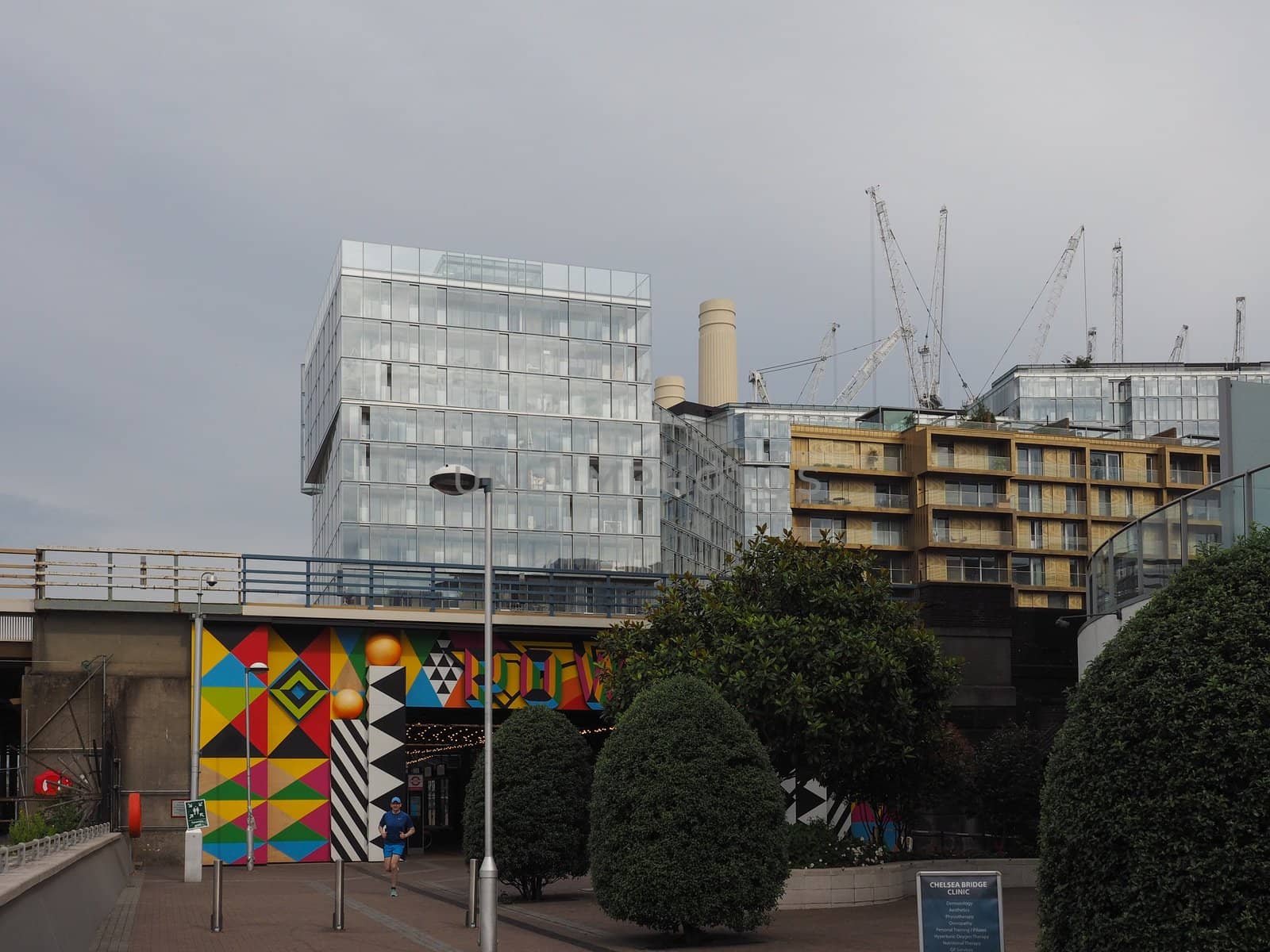 LONDON, UK - CIRCA JUNE 2019: Battersea Power Station redevelopment