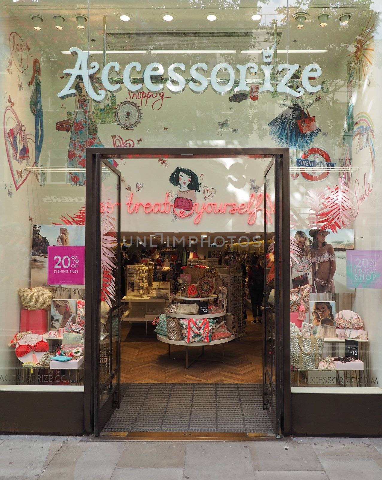 LONDON, UK - CIRCA JUNE 2018: Accessorize storefront