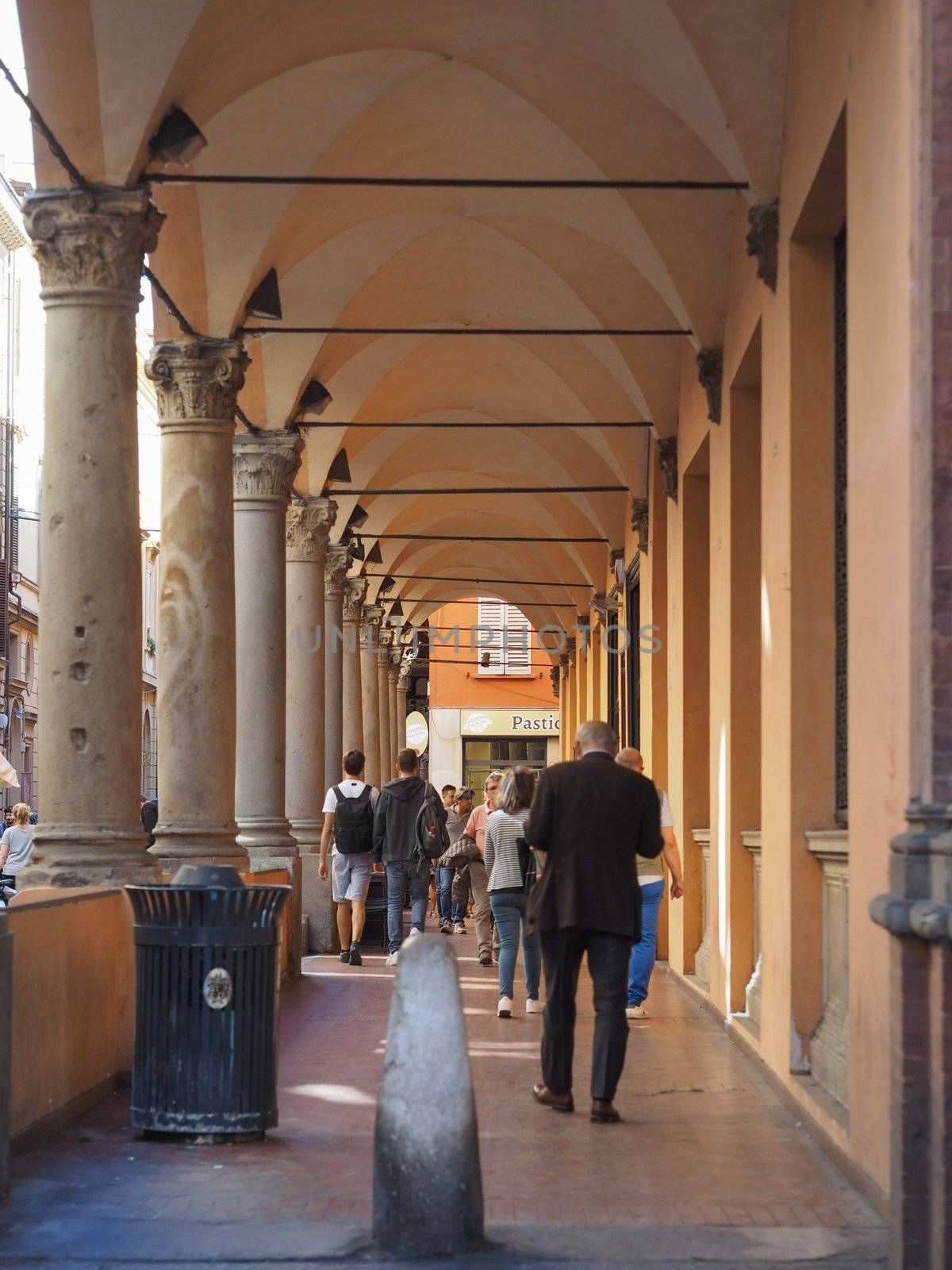 BOLOGNA, ITALY - CIRCA SEPTEMBER 2018: People in the city centre
