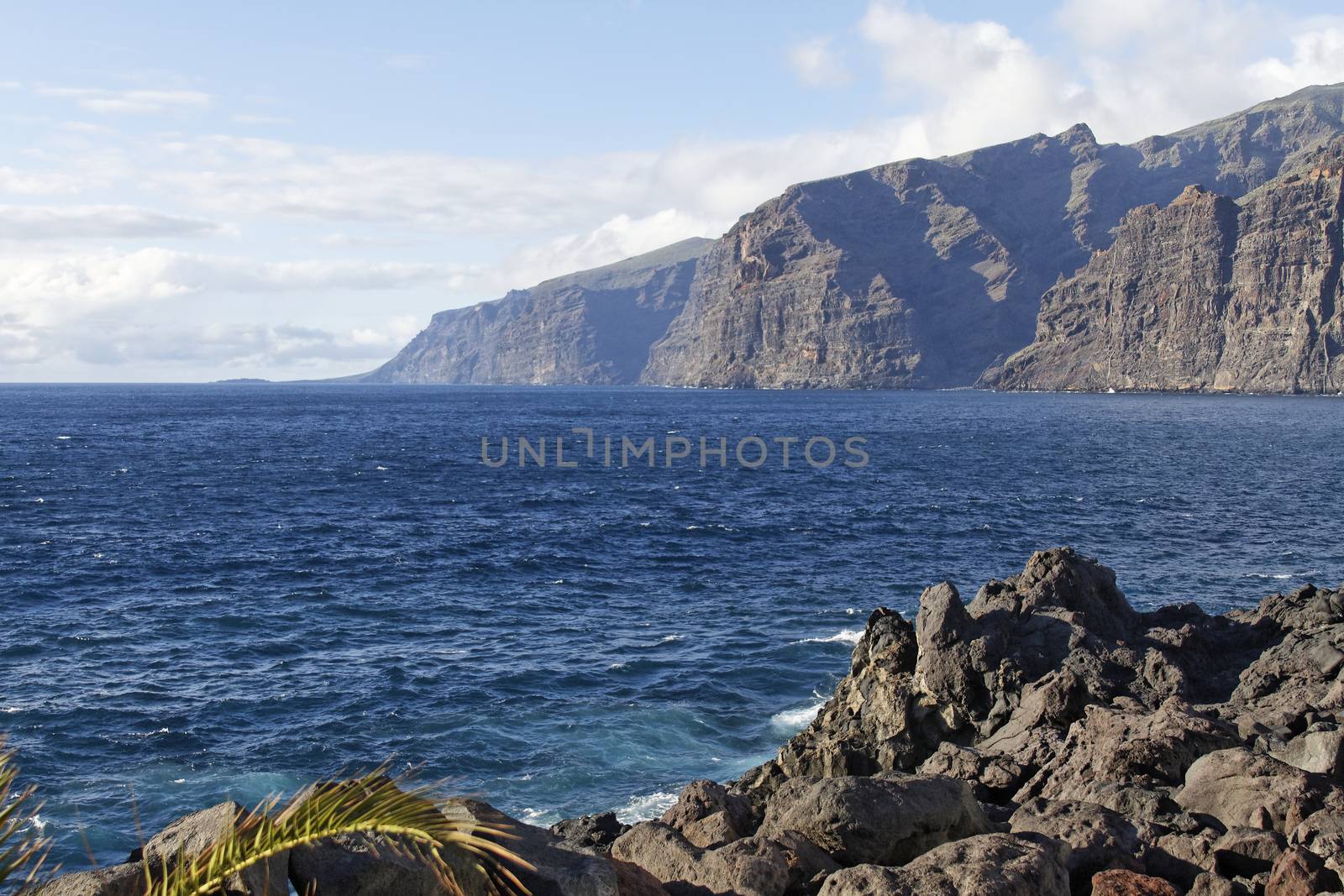 Los Gigantes - a cliff at tenerife