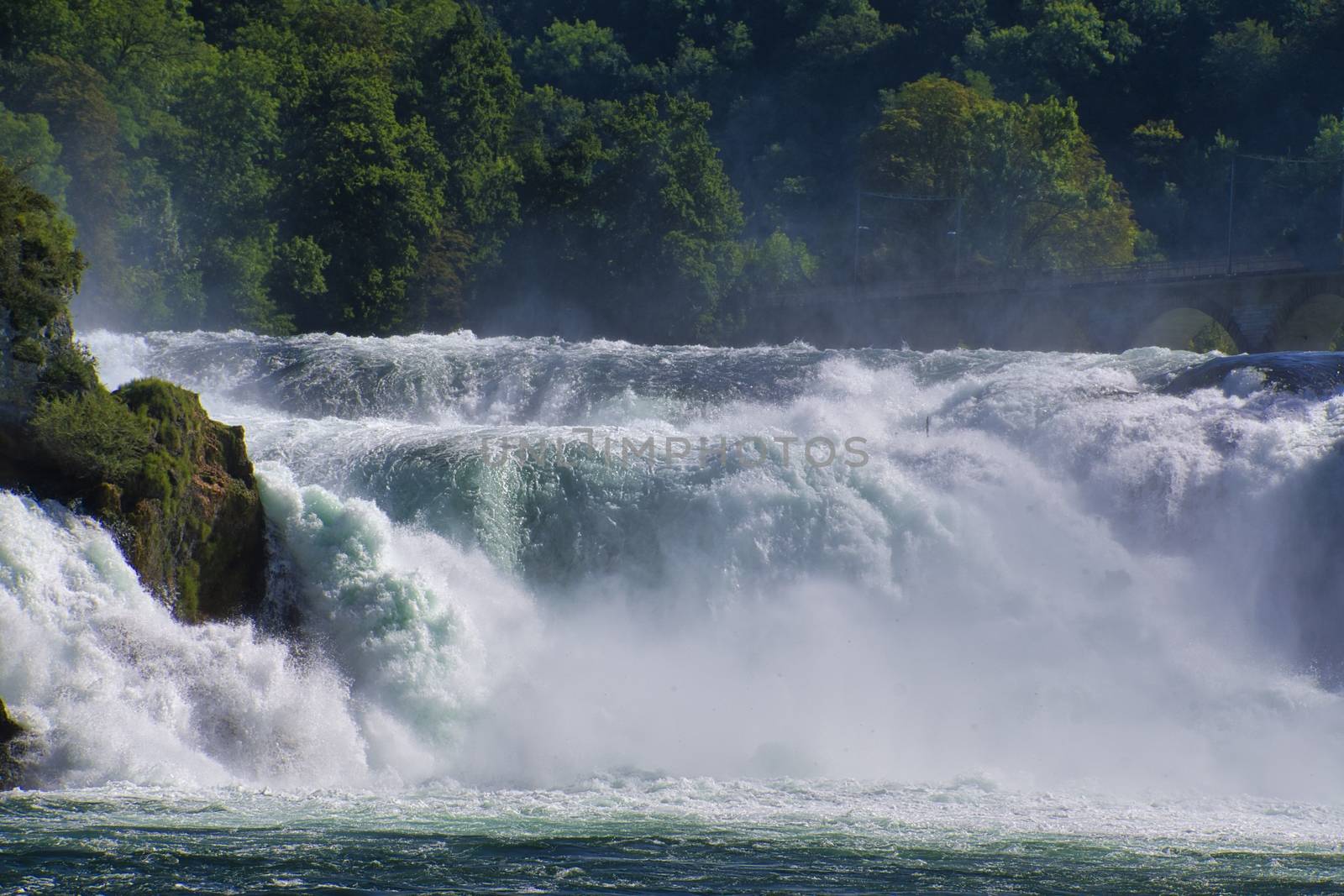 The Rhine Falls at Schaffhausen by Bullysoft