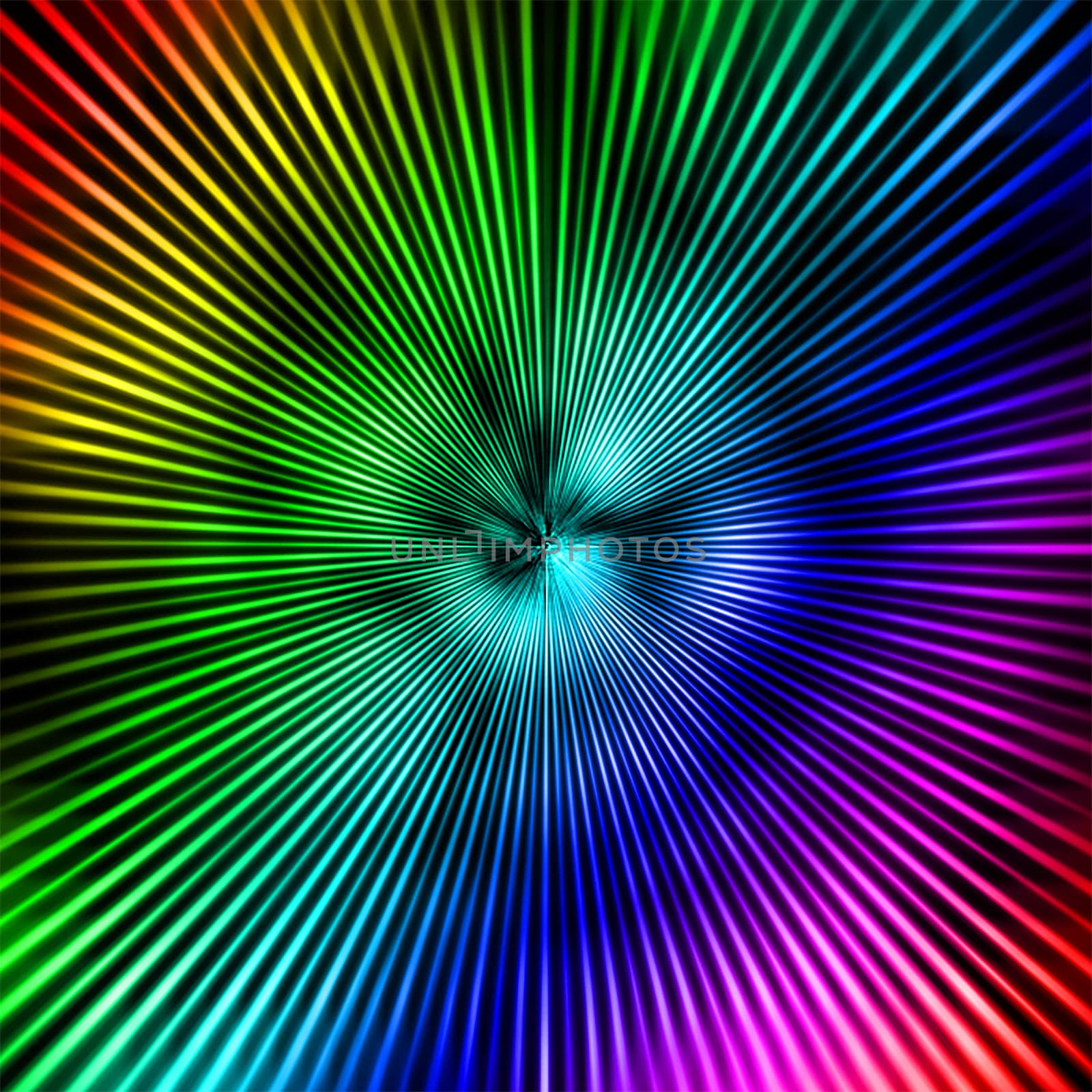 Rainbow colors beams abstract background for design with radial blur. Gradient.