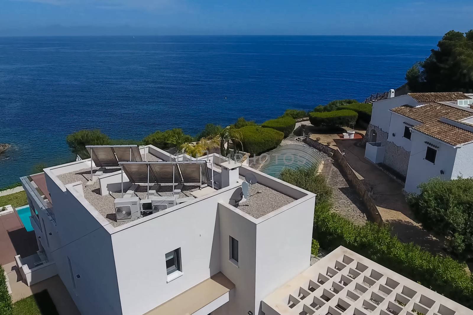 A house in Spain by the sea. Two-storey cottage with their amenities.