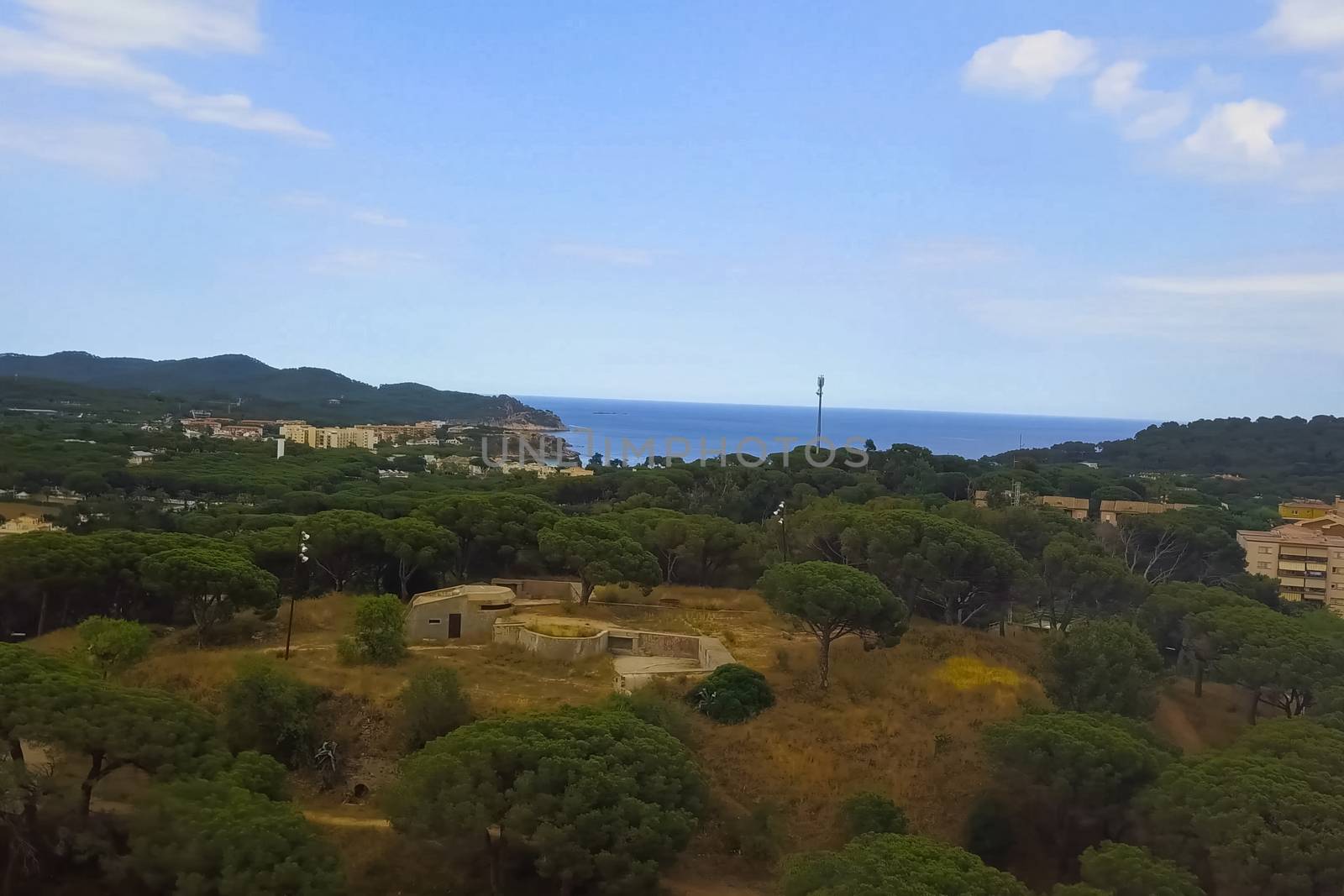 The Mediterranean coast in Spain. Spain's courts by the sea.