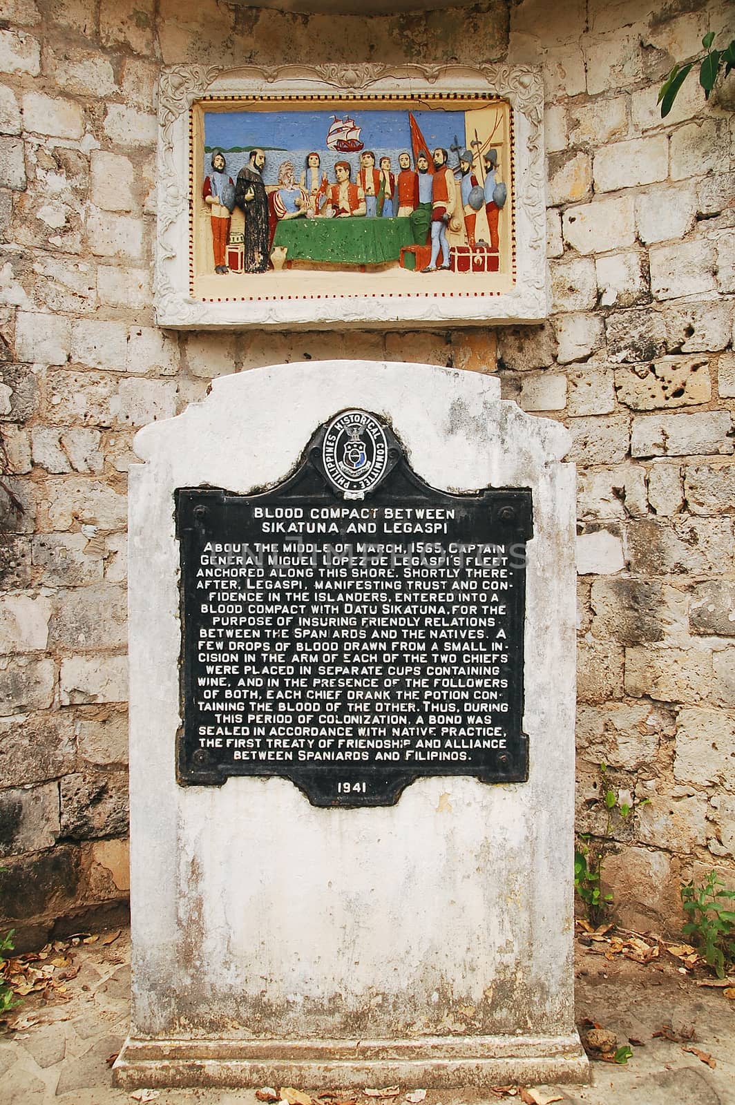 Blood compact marker in Bohol, Philippines. by imwaltersy