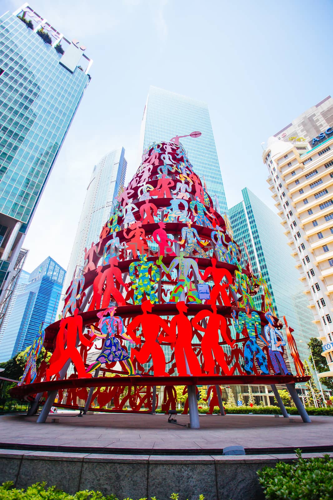 Singapore Momentum Sculpture in Asia by FiledIMAGE