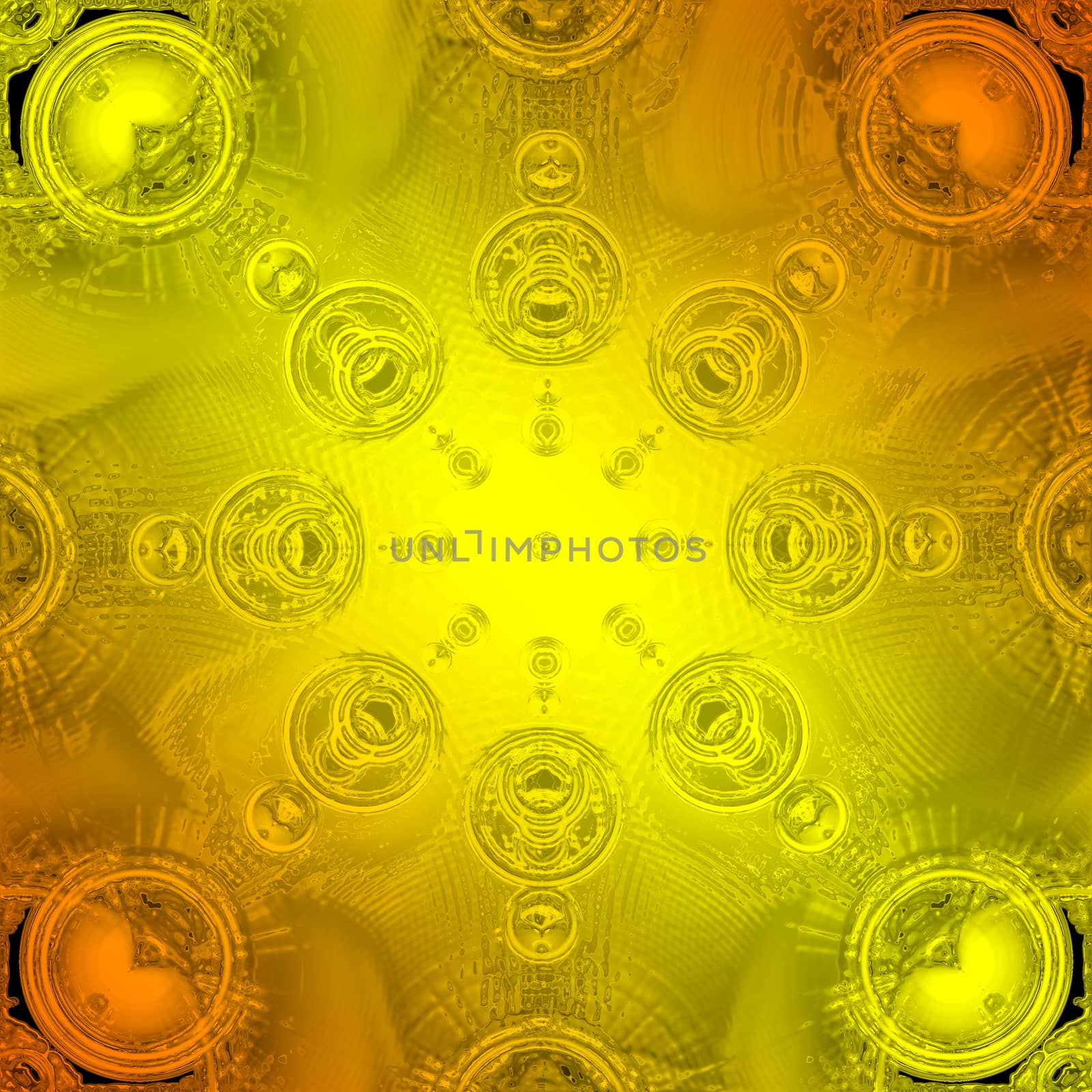 Yellow abstract background for design. Gradient wallpaper.