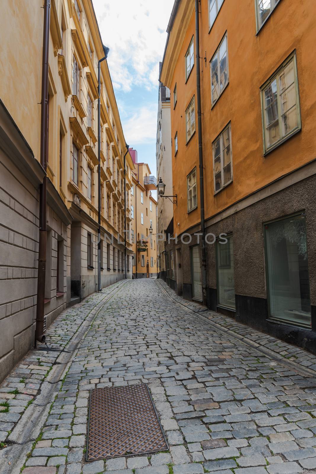 Winding Back Street in Stockholm by jfbenning