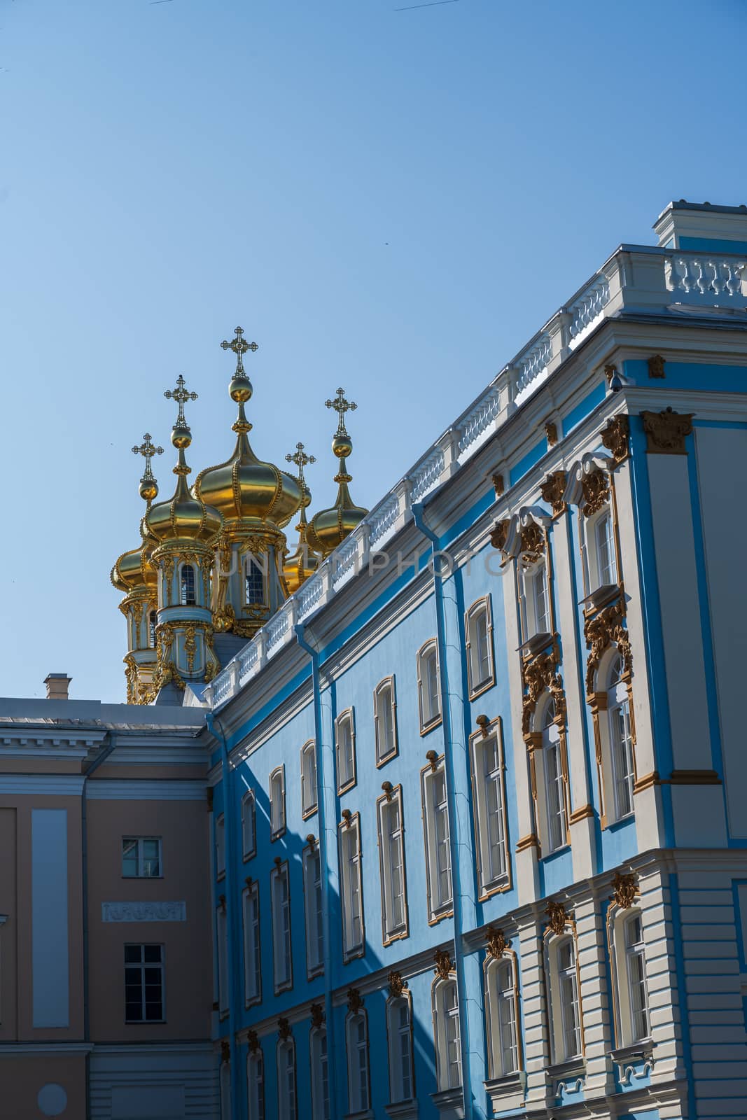 Golden Domes over Catherine Palace by jfbenning