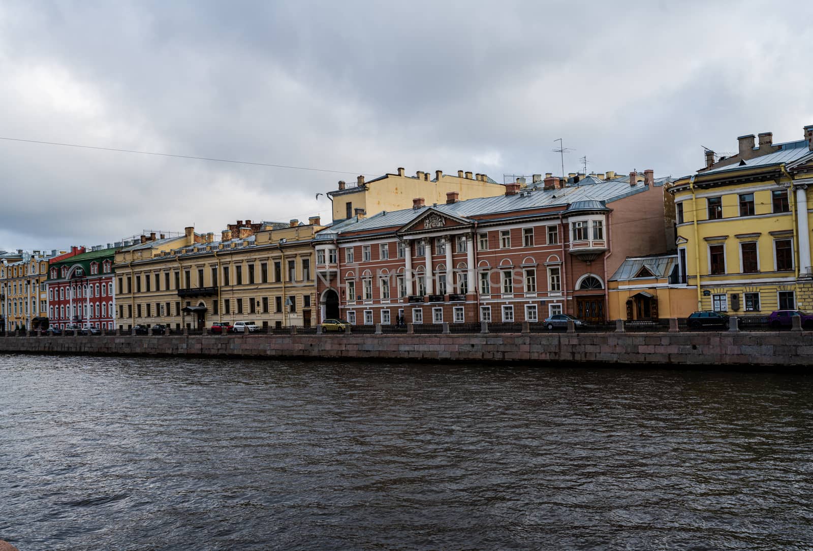 Buildings along Griboedov Canal by jfbenning