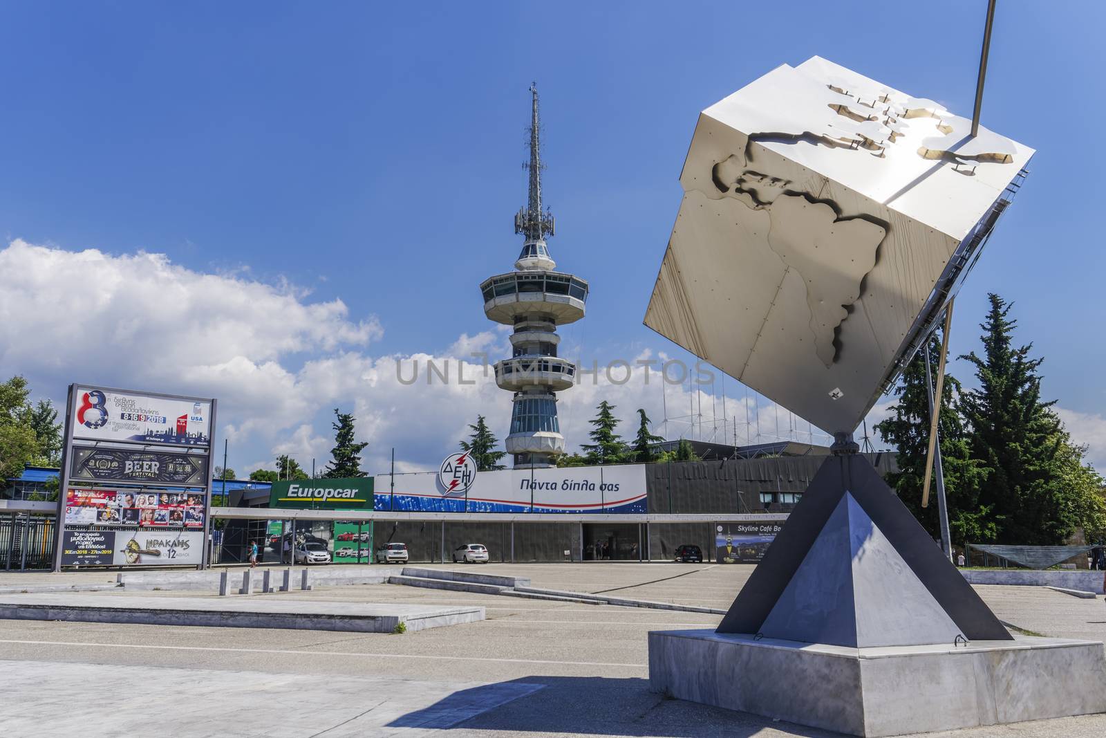 Thessaloniki, Greece Entrance to 83rd International fair. by bestravelvideo