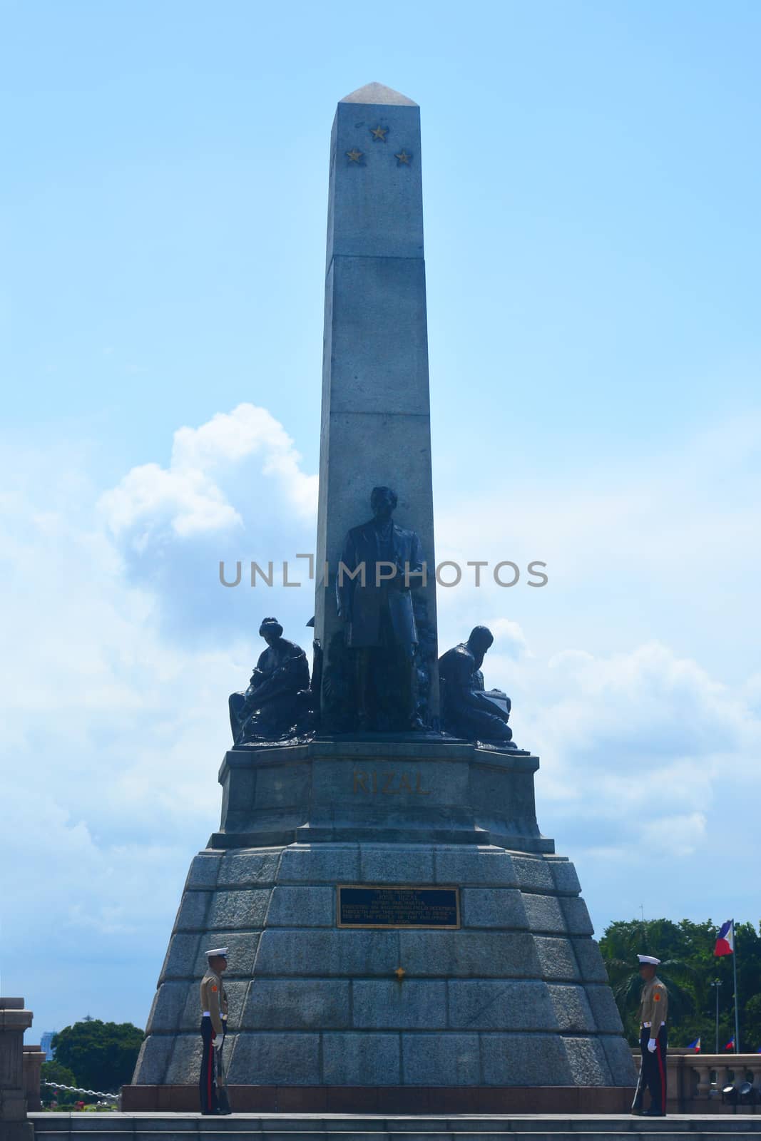 MANILA, PH - JULY 6: Rizal Park statue on July 6, 2016 in Manila, Philippines.