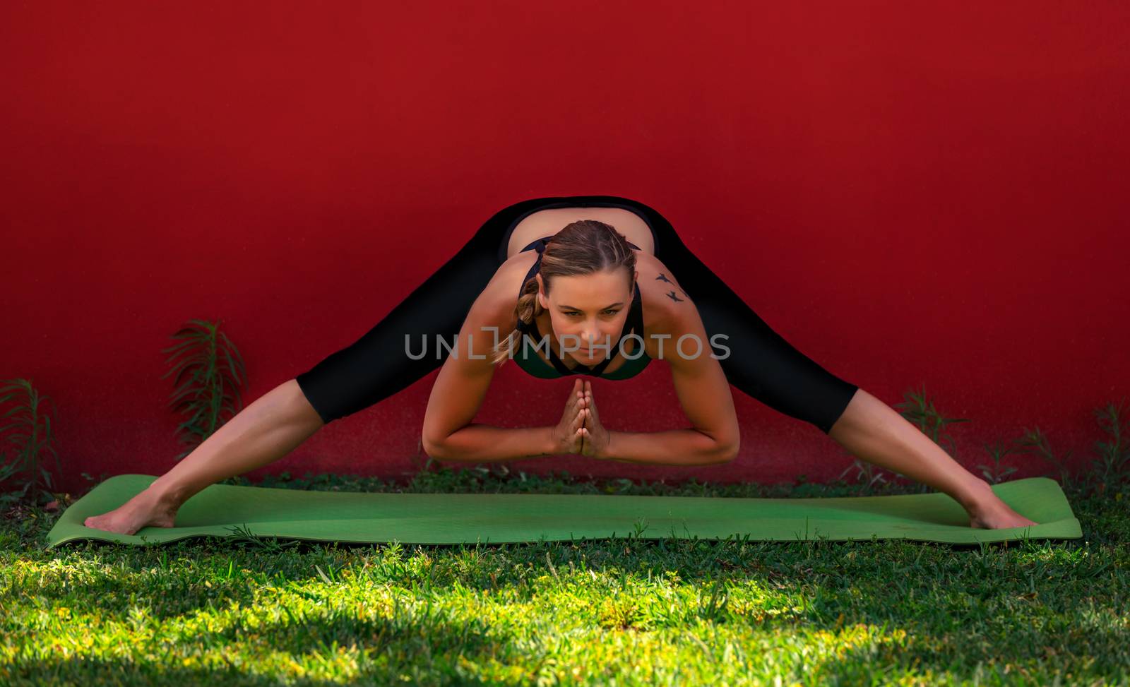 Yoga Practice Outdoors by Anna_Omelchenko