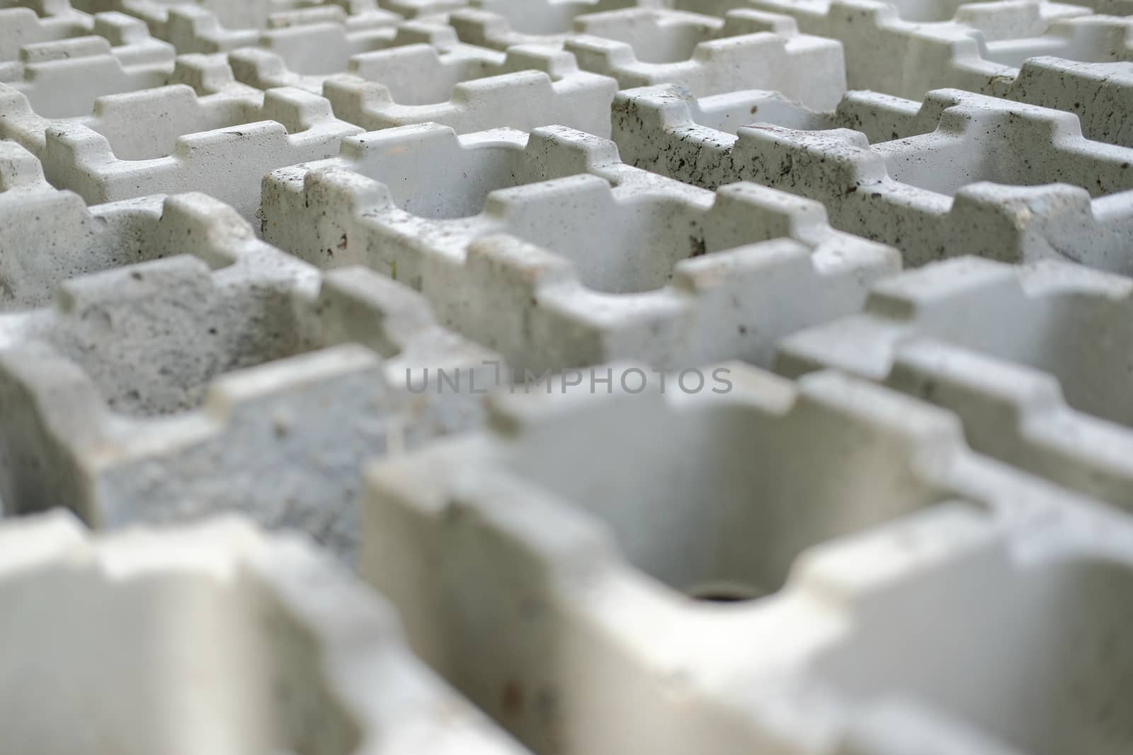 rectangular concrete nano eco block brick. wall bearing structure system