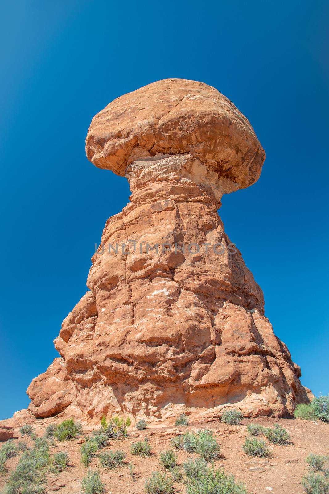 Incredible rock formation along Balanced Rock Trailhead, Arches by jovannig