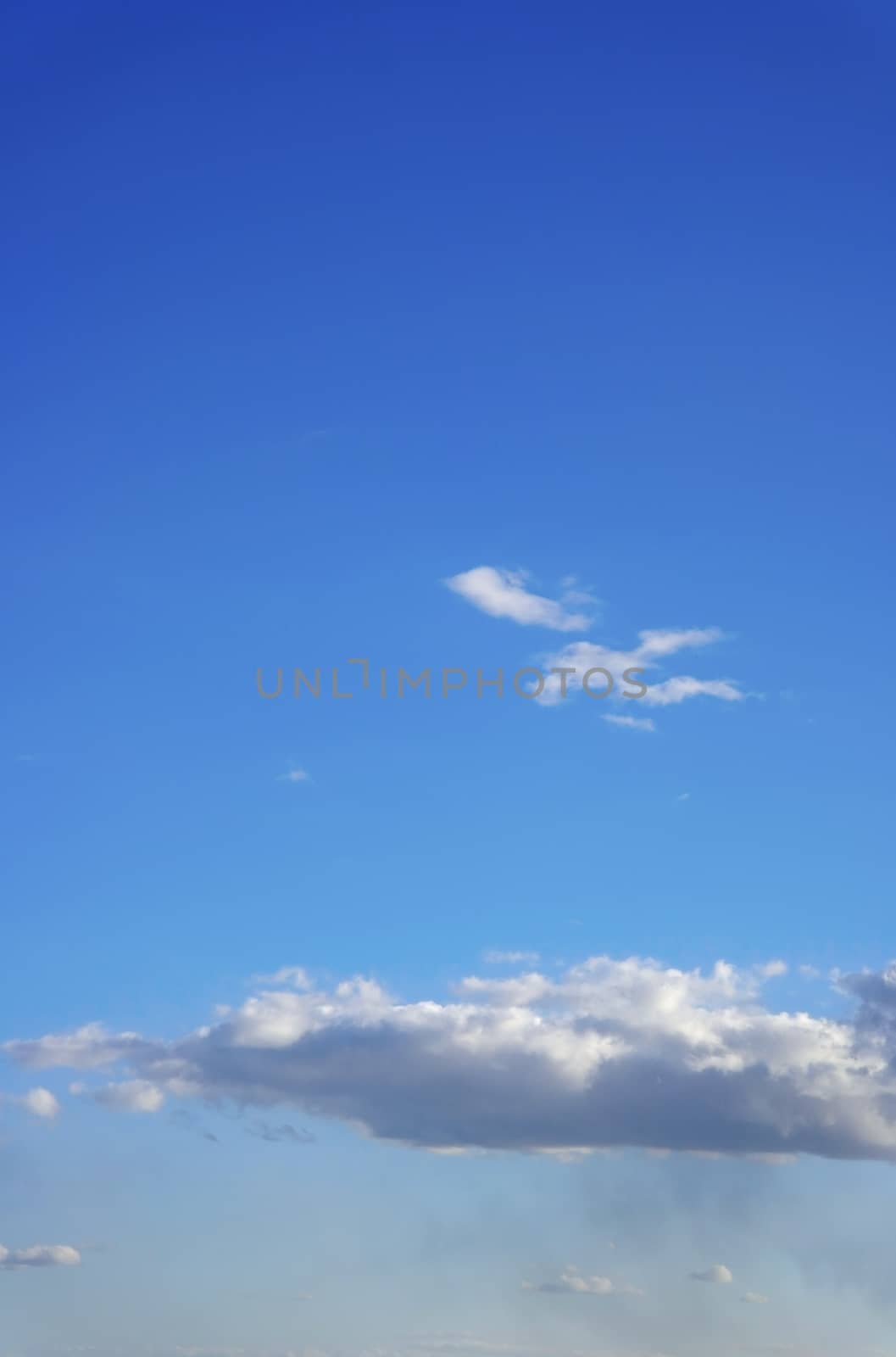 Beautiful blue sky by sergpet