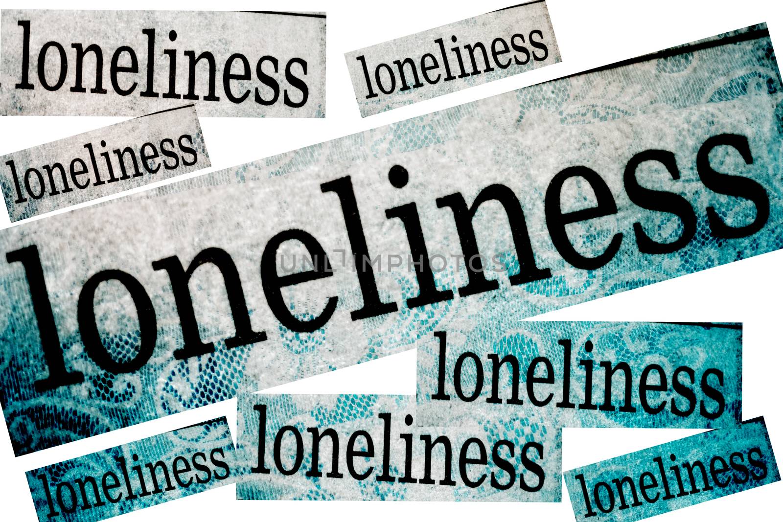 Distressed newspaper headline reading against loneliness UK