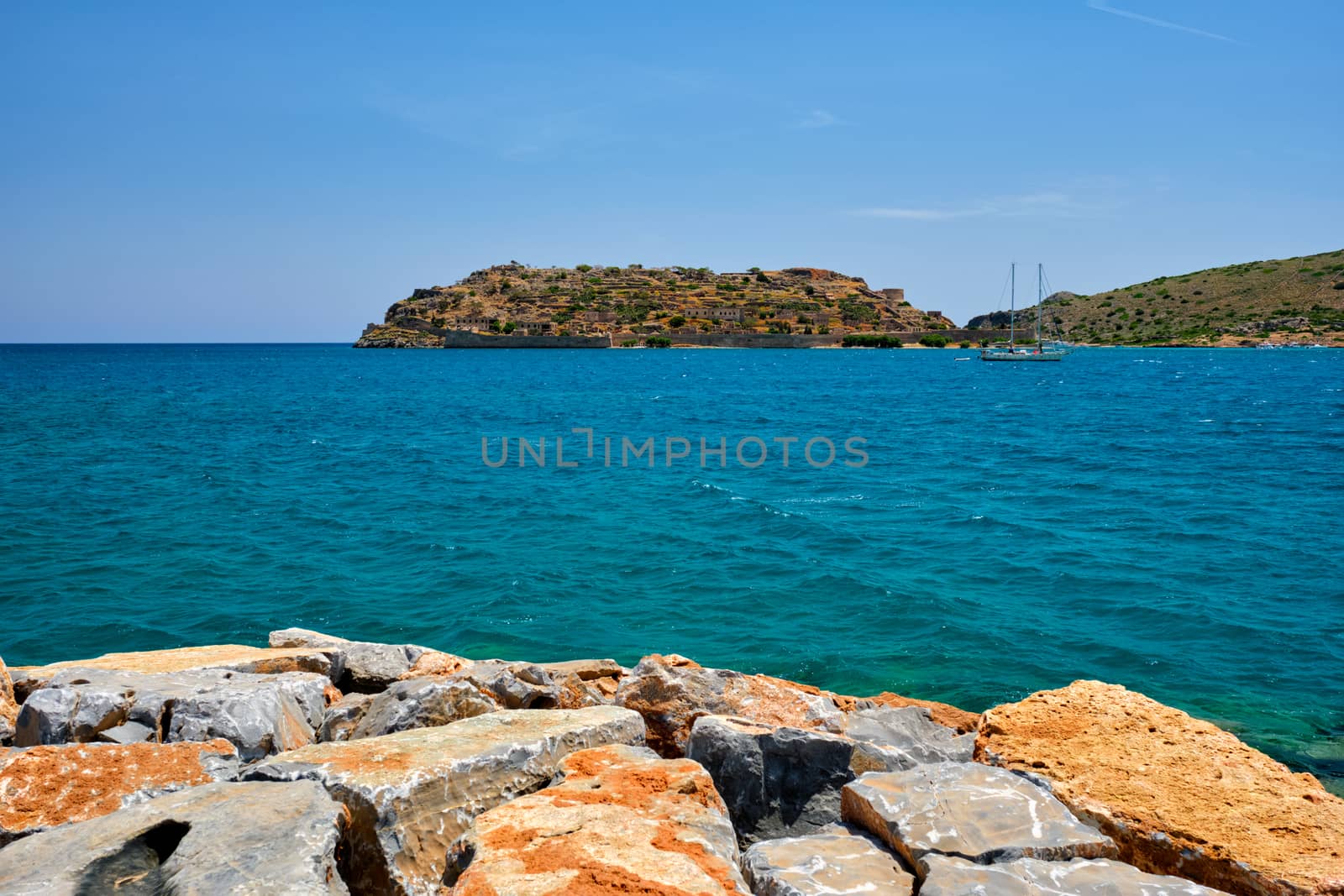 Island of Spinalonga, Crete, Greece by dimol