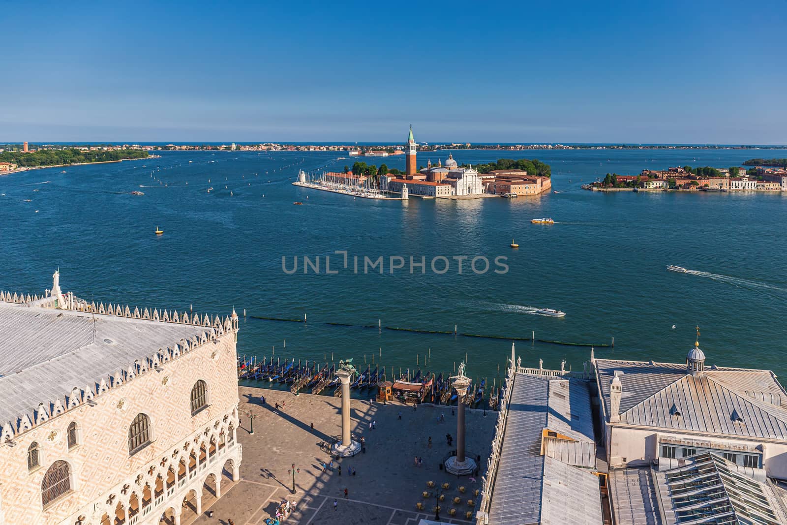 Beautiful aerial view of the Piazza San Marco in Venice, Italy by COffe