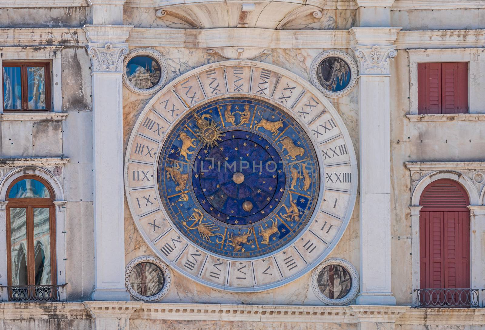 Astrological clock in Venice, Italy