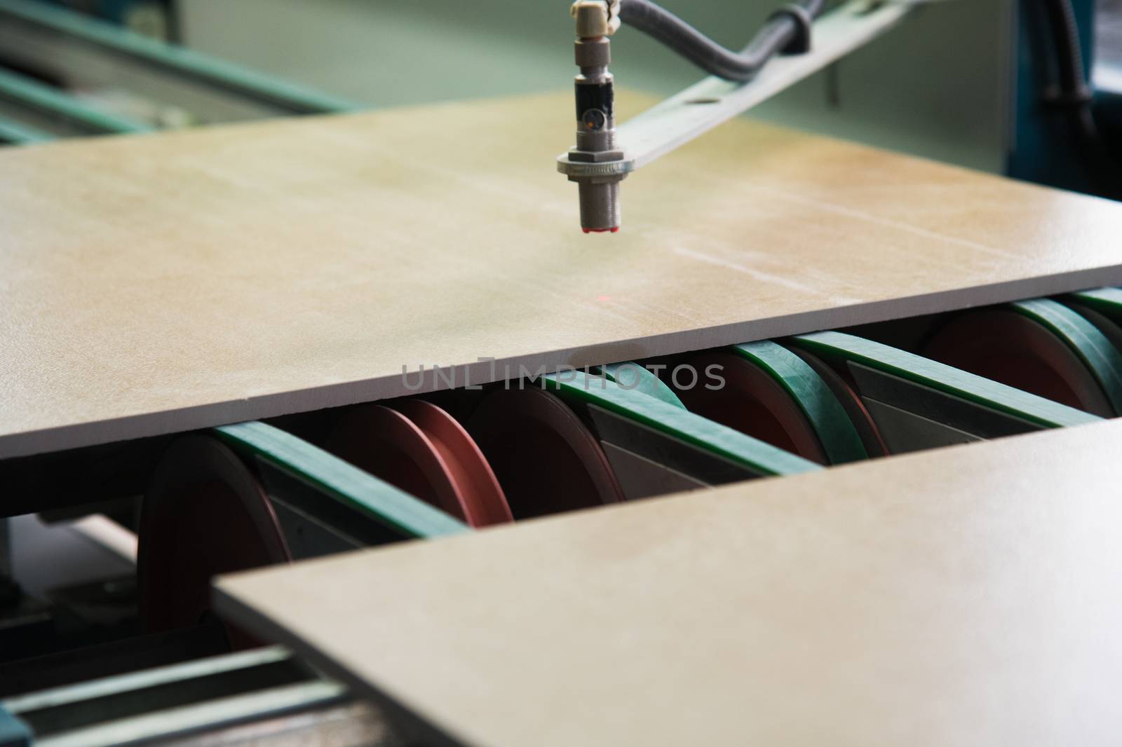 Factory for production of ceramic tiles. Conveyor line for ceram by grigorenko