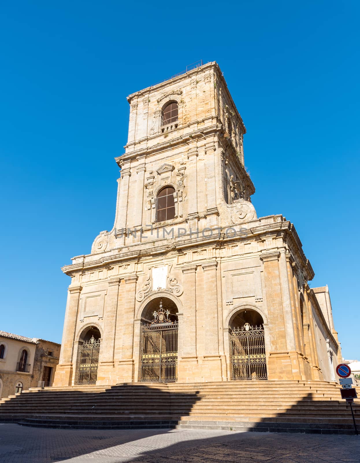 The cathedral of Enna in Sicily, Italy
