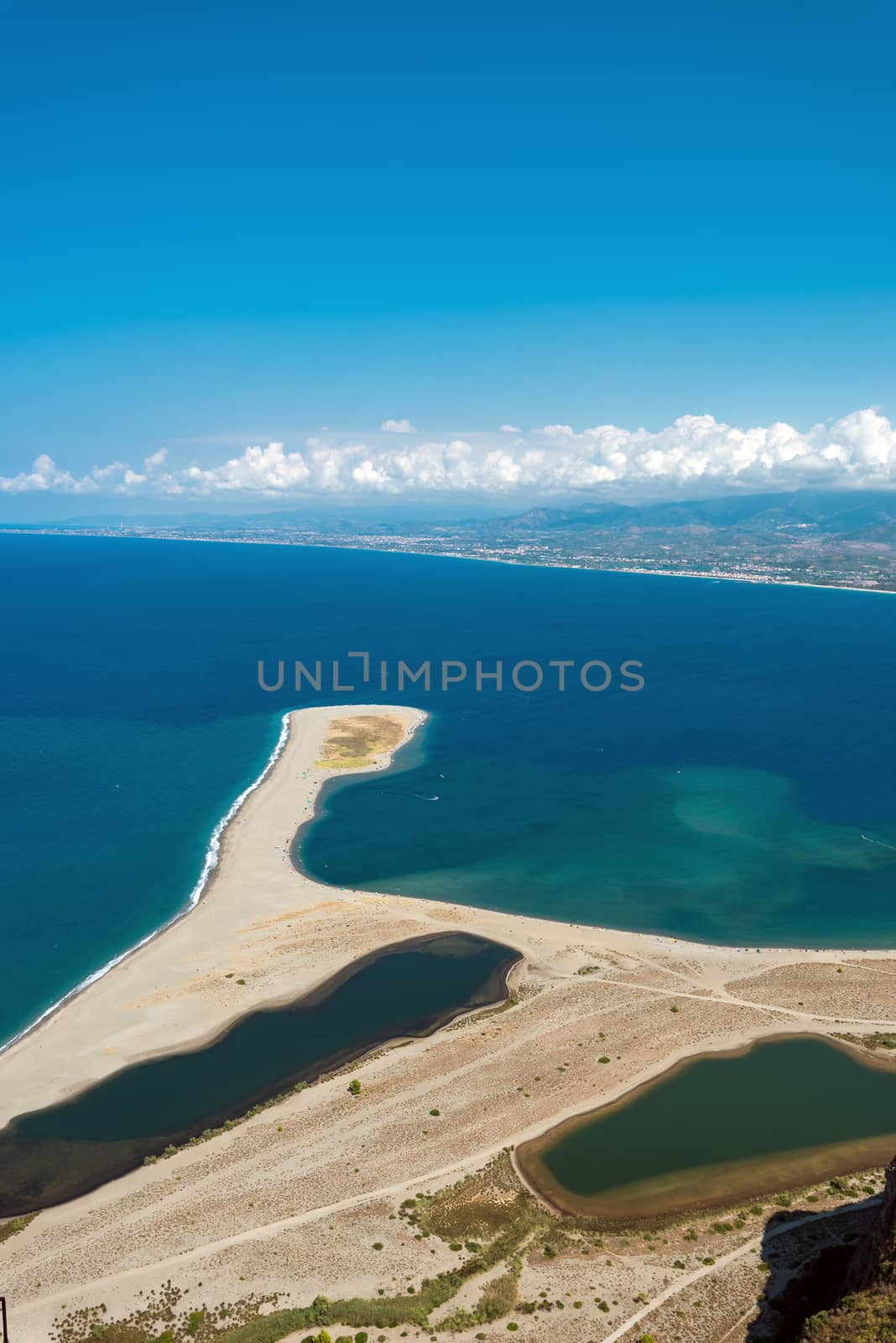 The Tindari beach at the north coast of Sicily, Italy