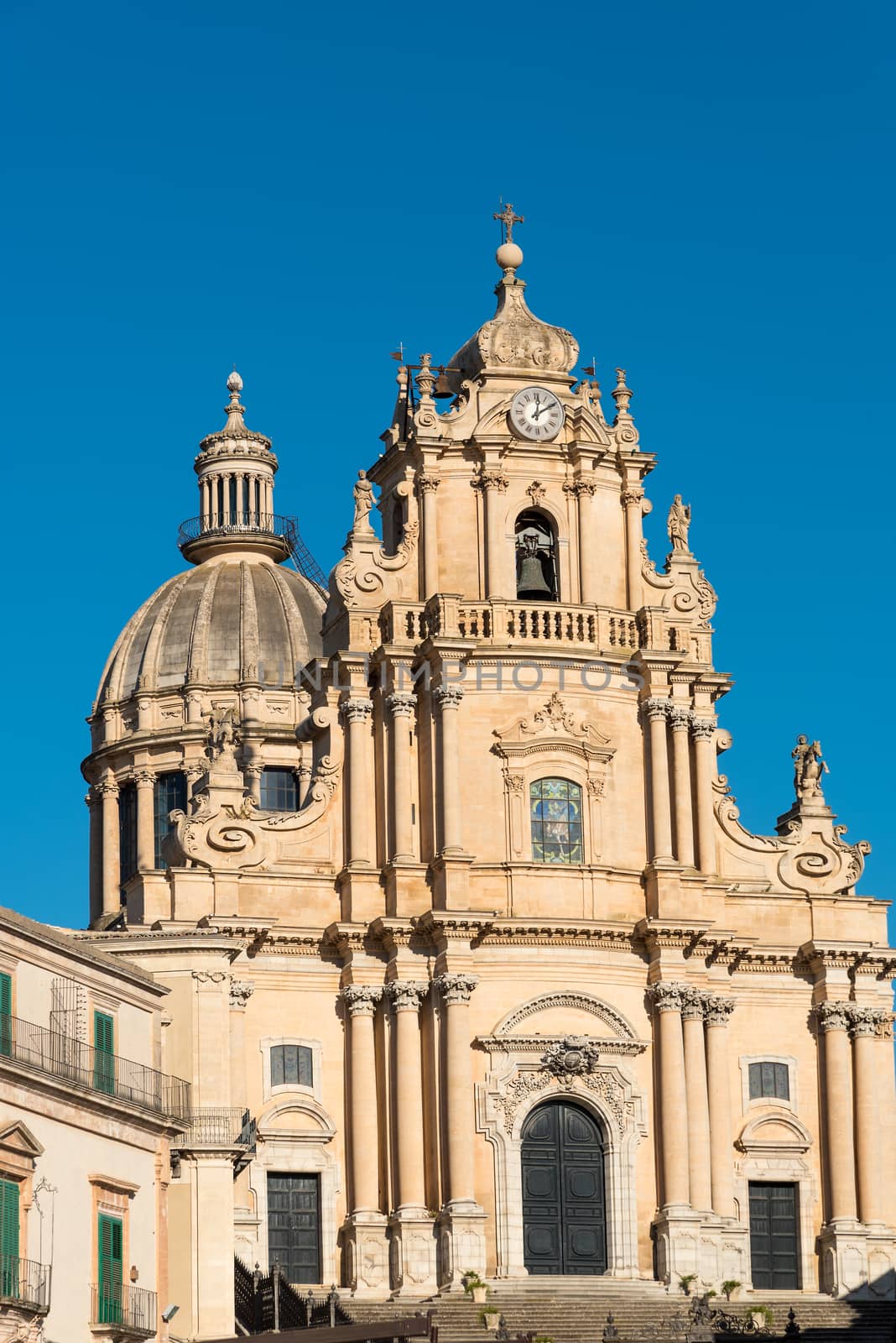 The baroque San Giorgio cathedral in Ragusa Ibla, Sicily