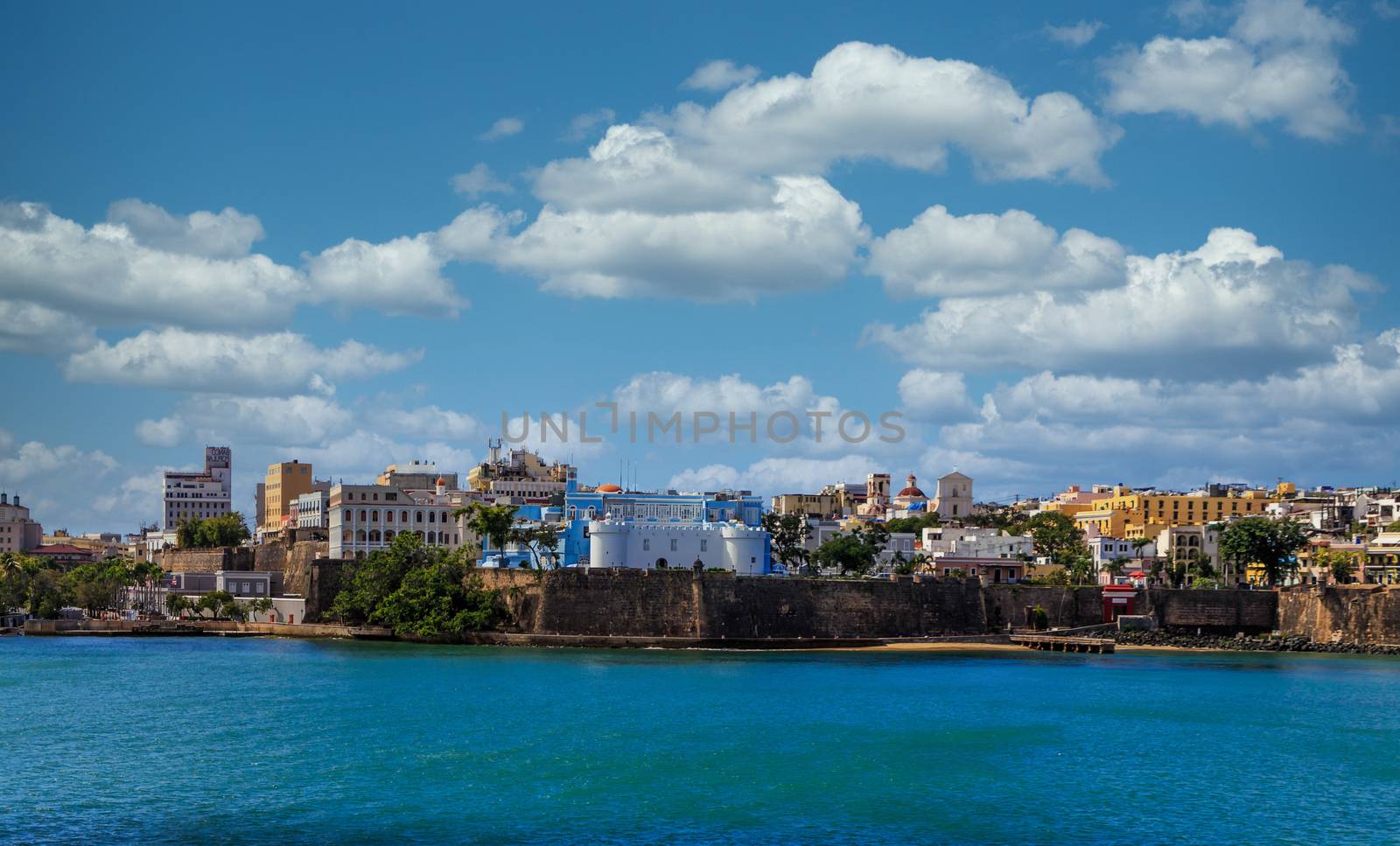 Government Buildings on Coast of Old San Juan by dbvirago