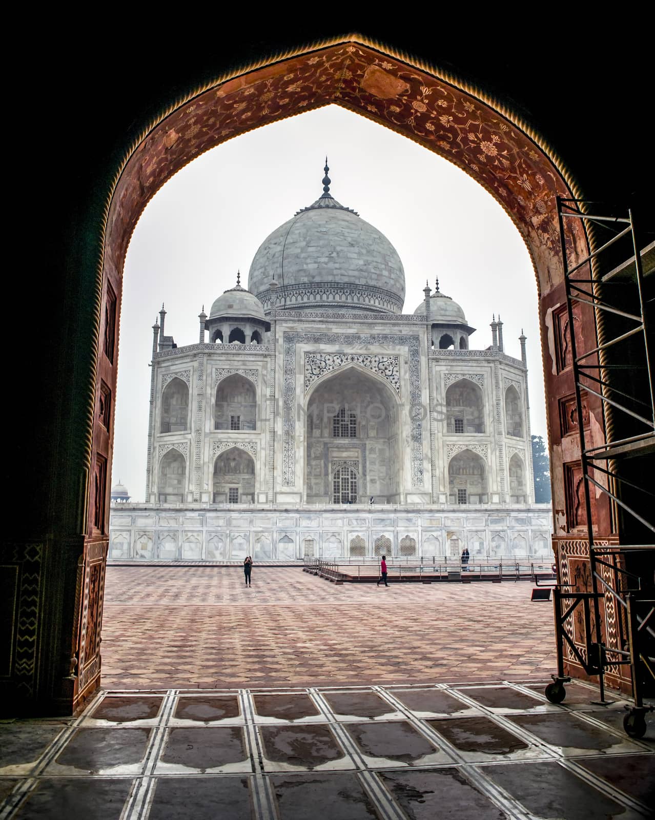 One of the seven wonders of the World - Taj Mahal , Agra is the best heritage place to visit while in India.. by lalam