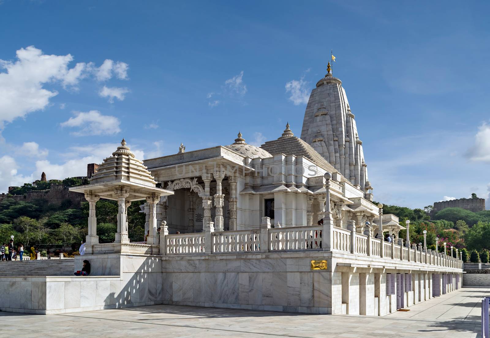 Birla Temple which is also known as Laxmi Narayan temple, is a famous tourist attraction spots of Jaipur, Rajsthan, India.