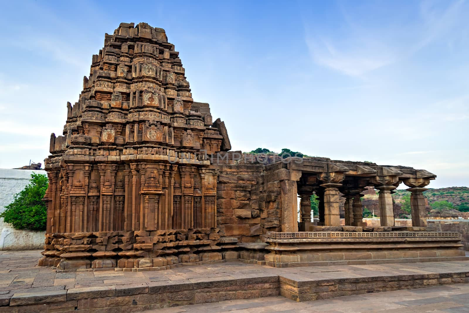 Ancient Yellamma temple at Badami, Karnataka, India