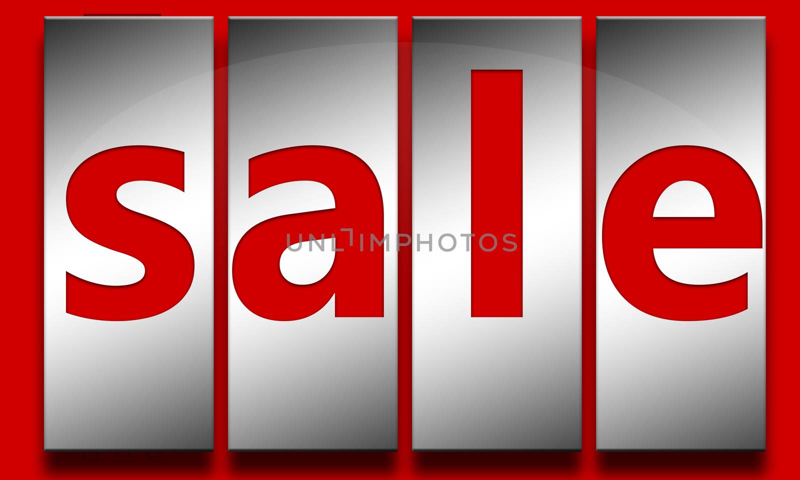 Sale banner design with red background by tang90246