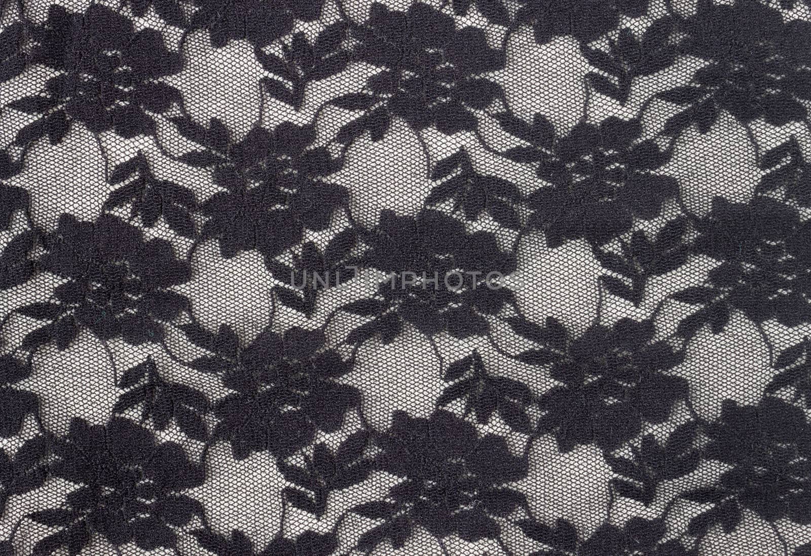Black Flower Lace Pattern Background. Flower Lace Pattern in Vintage style for design