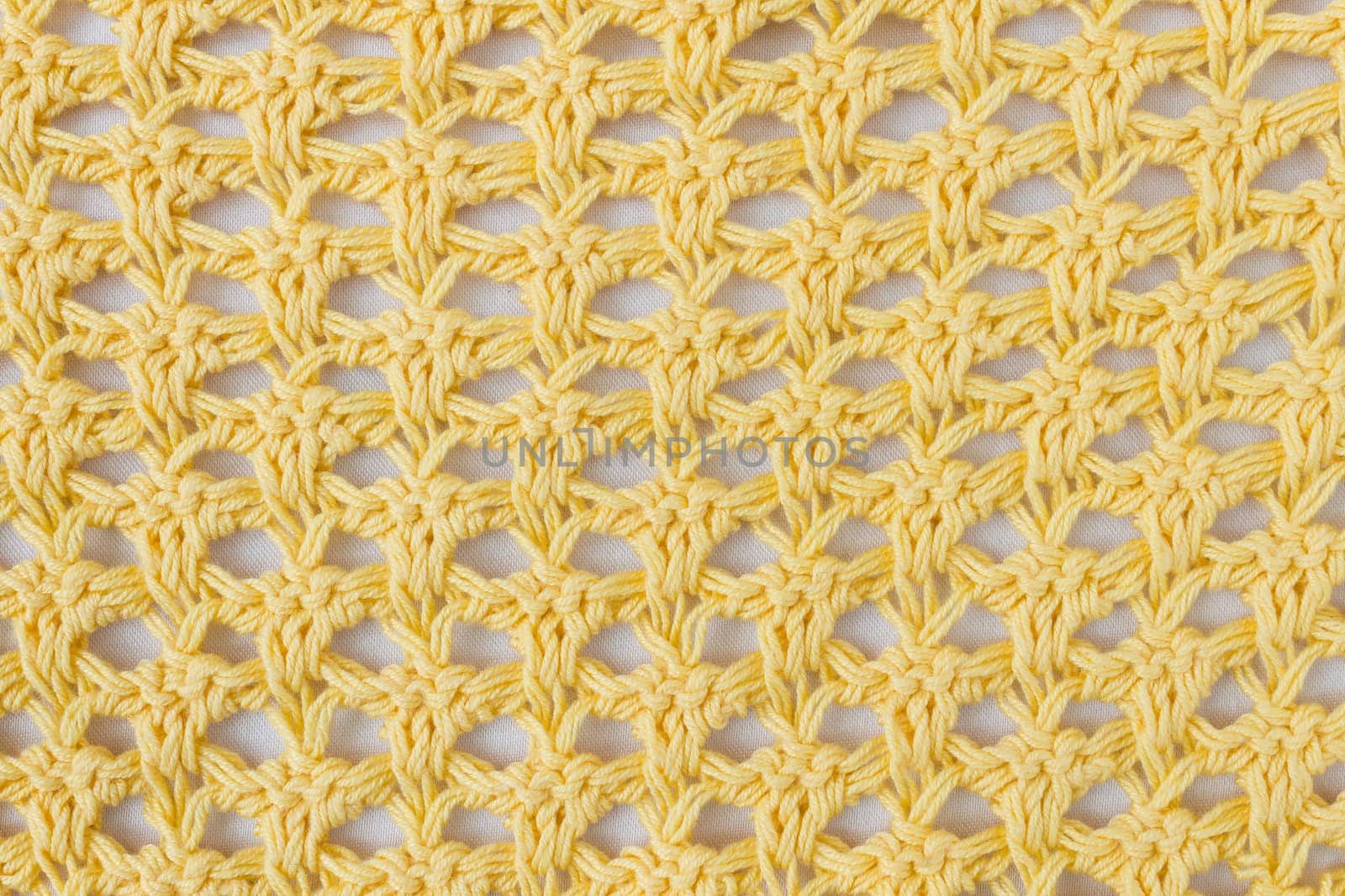 Dark Yellow Knitting Pattern or Knitted Pattern Background in macro style. Knitting Pattern or Knitted Pattern in vintage style for design
