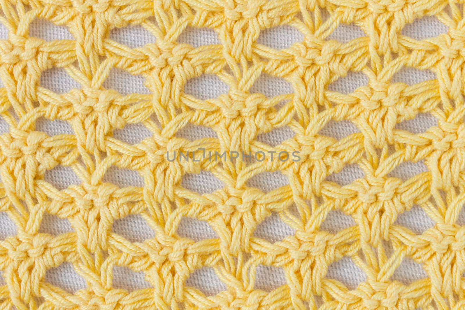 Dark Yellow Knitting Pattern or Knitted Pattern Background in macro style. Knitting Pattern or Knitted Pattern in vintage style for design