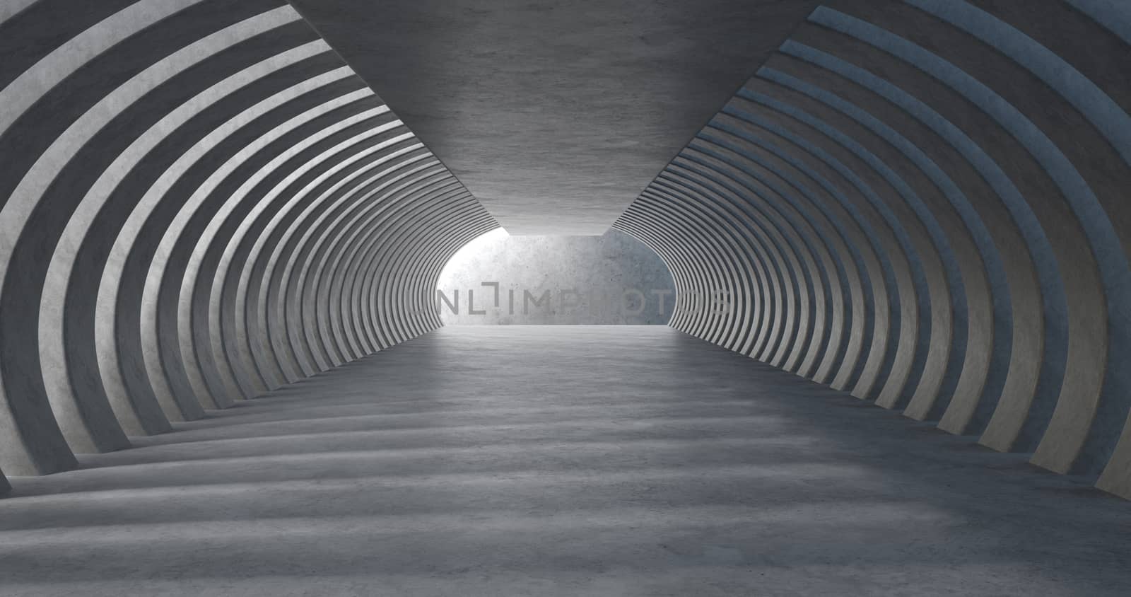 3d rendering of Concrete walkway. by FREEDOM-ELEMENT